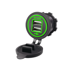 [581-USB-AA] Dubbel USB inbouw contact