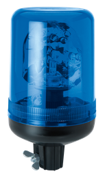 [59012B] Gyrophare | fixation sur tube | 12V | bleu