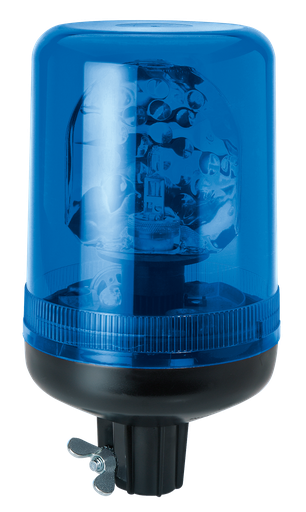 [59012B] Baliza giratoria | montaje en tubo | 12V | azul