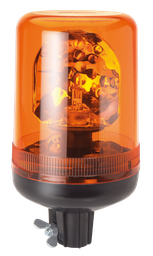 [59012O] Gyrophare | fixation sur tube | 12V | orange