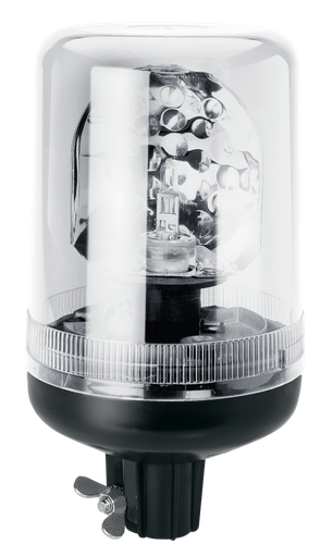 [59024C] Rotating beacon | tube mounting | 24V | white