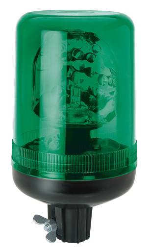 [59024G] Gyrophare | fixation sur tube | 24V | vert