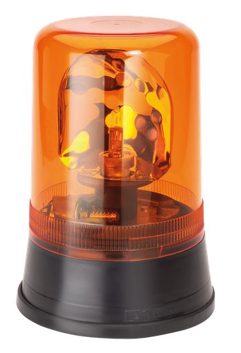 [59512O] Rotating Baliza | montaje con 3 tornillos | 12V | ámbar
