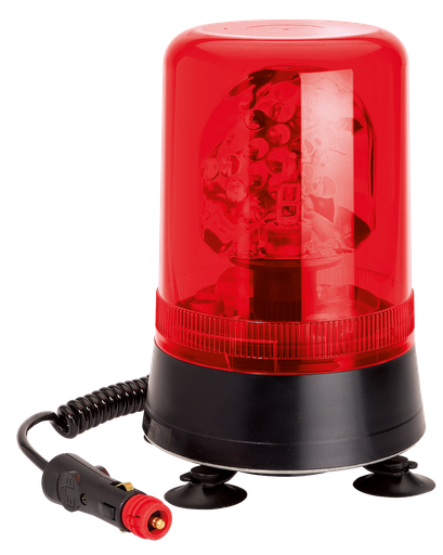 [595M12R] Zwaailicht | magnetisch | 12V | rood