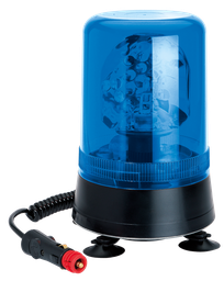 [595MDVB] Rotating beacon | magnetic | 12-24V | blue