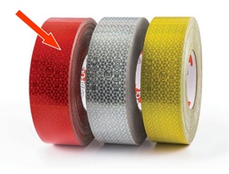 [70801-RO] Reflective tape for canvas surface | red