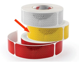 [71001-OR] Reflecterende tape voor  tanks | geel