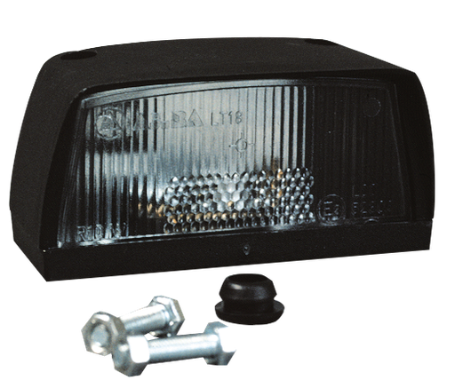 [73] Licence plate light black