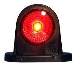 [AE-01-188] LED markeerverlichting | links+rechts | 12-24V | rood/wit