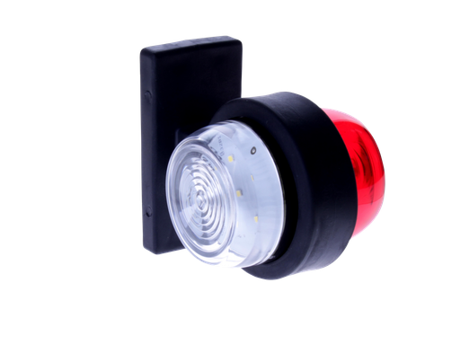 [MAVERICK1-RO/CR] LED markeerverlichting | links+rechts | 12-24V | rood/wit