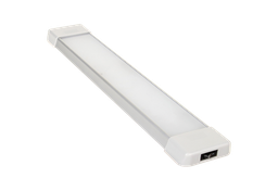 [C2-80-337] Éclairage intérieure | LED | longue | blanc/alu