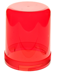 [F200062] Replacement lens red for series 590-595 halogen