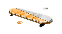 [LEG109O12CB] Rampe lum. À LED LEGION | 109 cm | orange | 12V + boîtier de comm.
