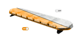 [LEG139O24CB] Rampe lum. À LED LEGION | 139 cm | orange | 24V + boîtier de comm.