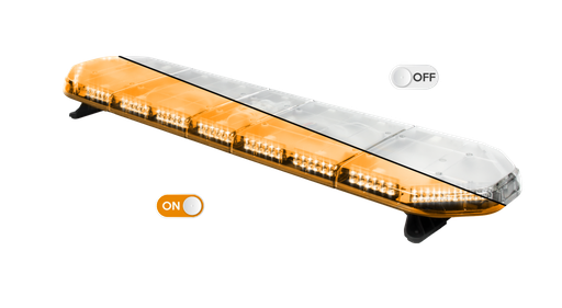 [LEG139O24CB] Barra de luces LEGION LED | 139 cm | ámbar | 24V + caja de control
