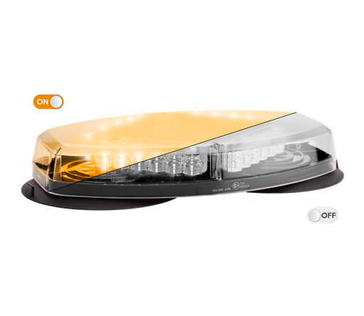 [LEGMINI-M-OR] LEGION mini LED Lichtbalken | magnetisch | 35,5 cm | gelb | 12-24V