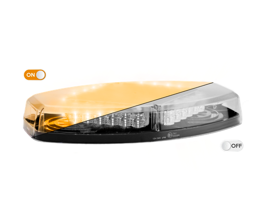 [LEGMINI-OR] Barra de luces LED LEGION mini | 35,5 cm | ámbar | 12-24V