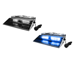 [PILOT2-BL/BL] Flasher | LED | windshield | 12V | blue/blue