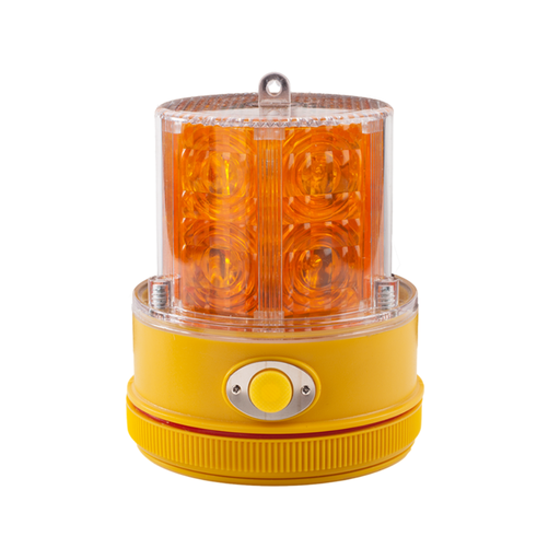 [PSLM2-A] Flitslicht | LED | oranje | magnetisch | op batterij