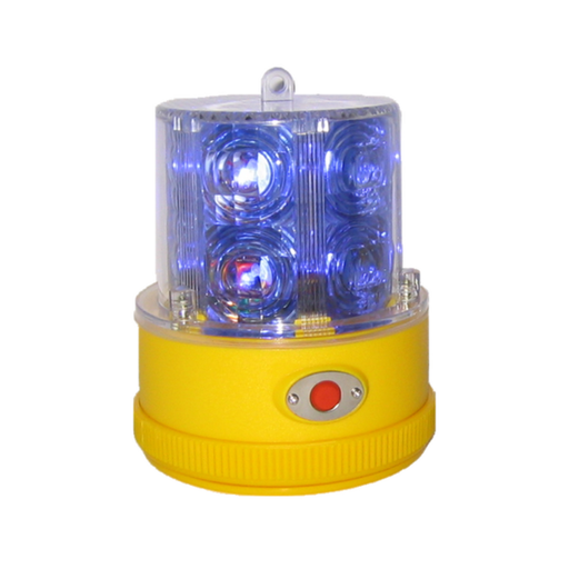 [PSLM2-B] Flitslicht | LED | blauw | magnetisch | op batterij
