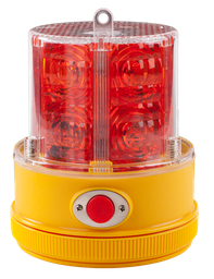 [PSLM2-R] Flitslicht | LED | rood | magnetisch | op batterij