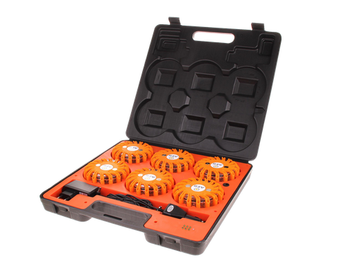 [ROADFLARE6OR] Roadflare6 case | amber | magnetic | battery operated