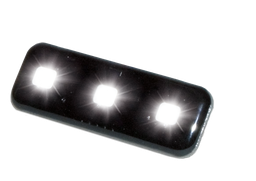[SPOT12CR] Feu flash | LED | 3 LEDs | 12V | blanc