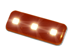 [SPOT12OR] Feu flash | LED | 3 LEDs | 12V | orange