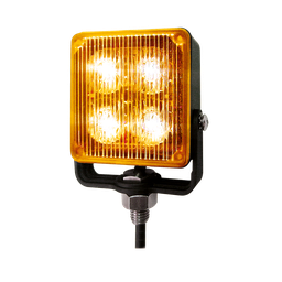 [SQ4LED-OR] Flitser | LED | 4 LEDs | 12-24V | oranje