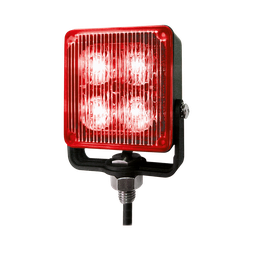 [SQ4LED-RO] Flitser | LED | 4 LEDs | 12-24V | rood
