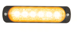 [ST6-OR] Flitser | LED | 6 LEDs | 12-24V | oranje