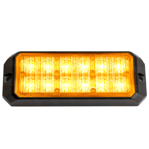 [STARLED12-OR] Lampeggiatore a LED | 12 LEDs | 12-24V | ambra