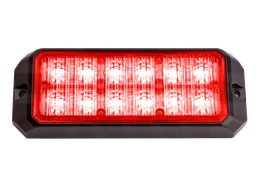 [STARLED12-RO] Flitser | LED | 12 LEDs | 12-24V | rood