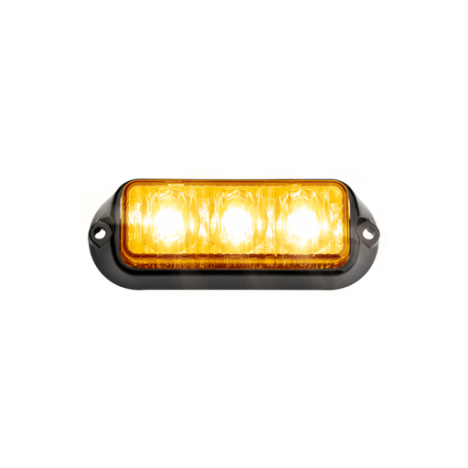 [STARLED3-OR] Feu flash | LED | 3 LEDs | 12-24V | orange