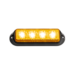 [STARLED4-OR] Flitser | LED | 4 LEDs | 12-24V | oranje