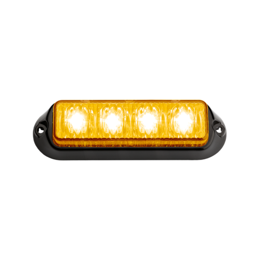 [STARLED4-OR] Intermitente LED | 4 LED | 12-24V | ámbar