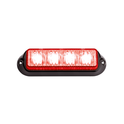 [STARLED4-RO] Flitser | LED | 4 LEDs | 12-24V | rood