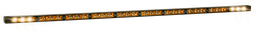 [TRAFLED10-OO] Directionele LED lichtbalk | 10 modules | 12-24V | oranje
