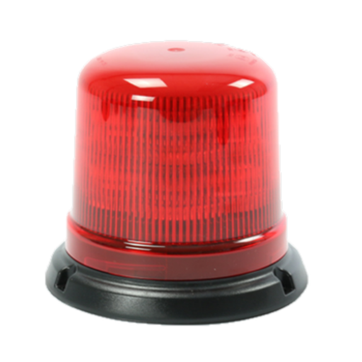 [515-DV-RO] Lampeggiatore LED | montaggio a 3 bulloni | 12-24V | rosso