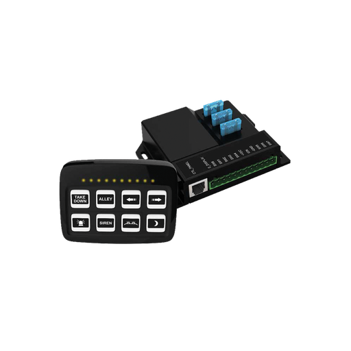 [TRAFLEDCONTR2.REV1] Control box + relay box | Trafled | Legion | Universal | 12/24V