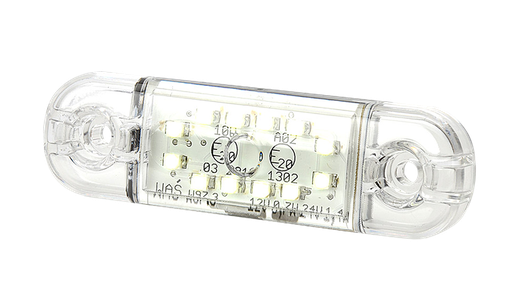 [201-DV-CR-12LED] LED marker light | 12 LEDs | 12-24V | white