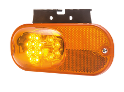 [247-DV] LED markeerverlichting en richtingaanwijzer | 12-24V | oranje