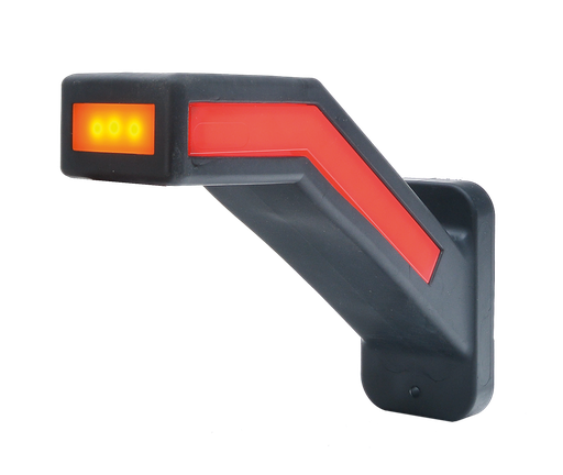 [340L-DV] Luz de posición LED | izquierda | 12-24V | rojo/blanco