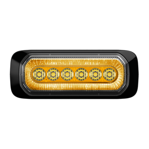 [HALO-OR/OR] LED-Blitzer | 6 LEDs | 12-24V | gelb/gelb