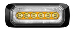 [HALO-OR/CR] Feu flash | LED | 6 LEDs | 12-24V | orange/blanc
