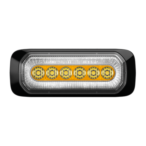 [HALO-OR/CR] LED-Blitzer | 6 LEDs | 12-24V | gelb/weiß