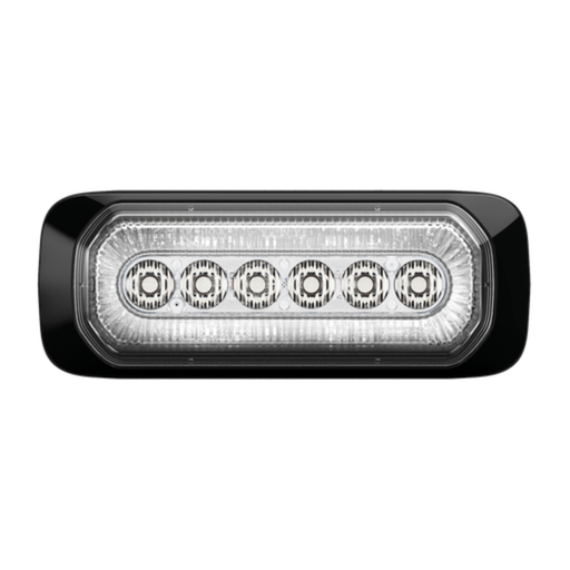 [HALO-CR/CR] Lampeggiatore a LED | 6 LEDs | 12-24V | bianco/bianco