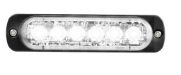 [ST6-CR] Feu flash | LED | 6 LEDs | 12-24V | blanc