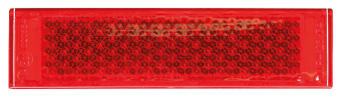 [31AR] Reflector | rectangular | red