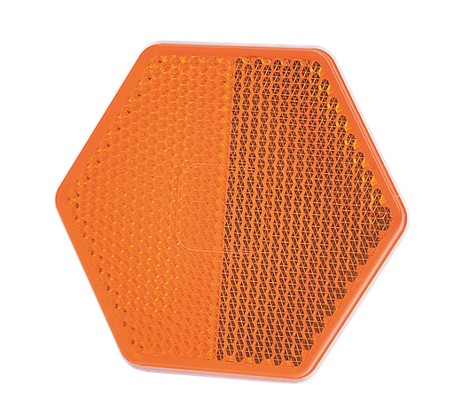 [30AO] Catadiottro | 6-sided | ambra